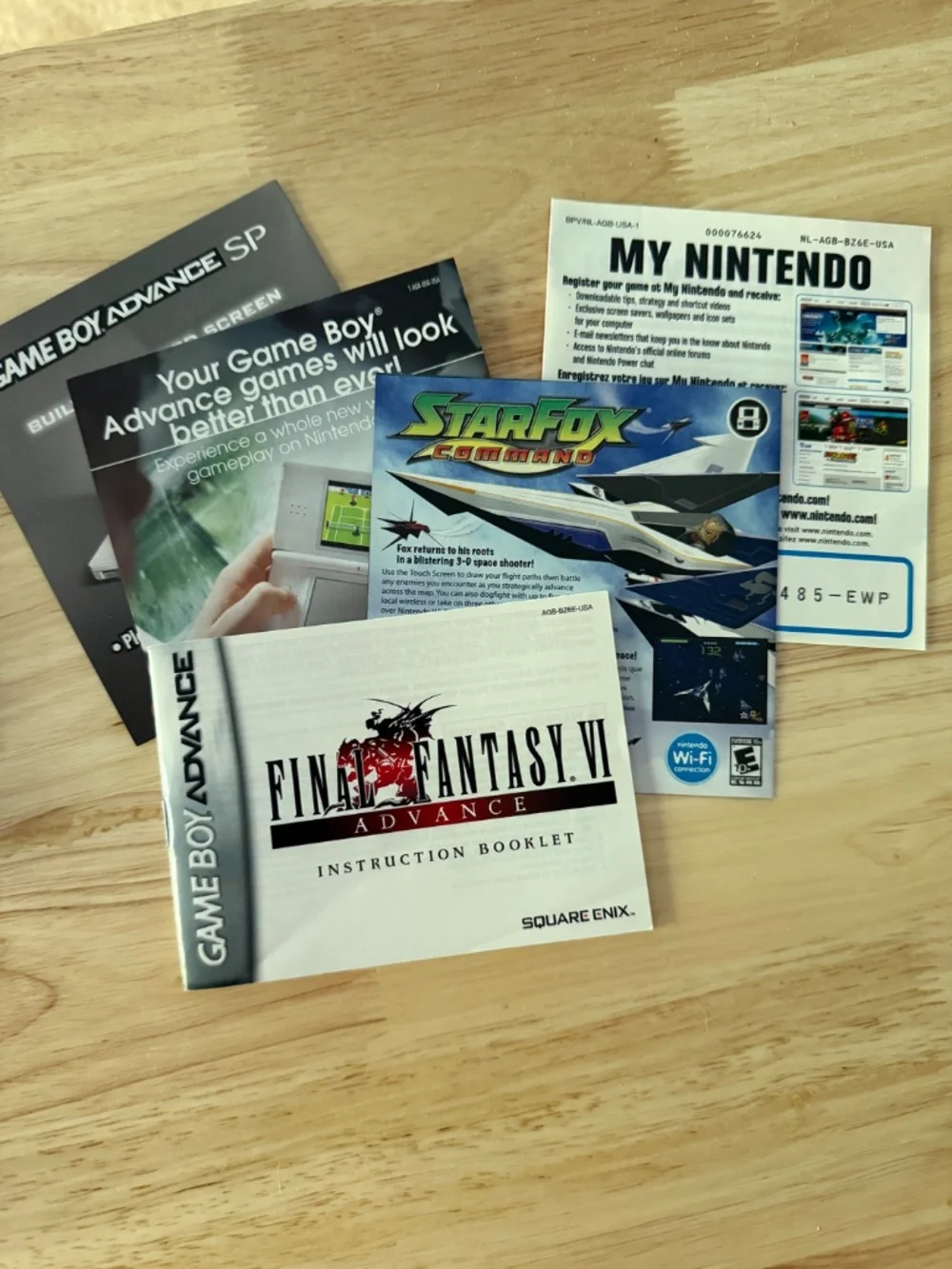 RARE CIB Final Fantasy VI Advance Game Boy Advance GBA DS Lite